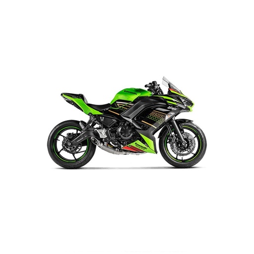 [S-K6R13-AFCRT/1] Ligne Complète AKRAPOVIC RACING LINE Kawasaki Z 650 2017-2023