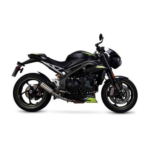 SCORPION RED POWER Silencer Triumph SPEED TRIPLE 1050 RS/S 2018-2020 (low exit)