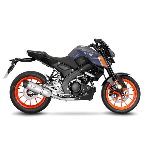 Full Exhaust System LEOVINCE LV One (carbon end cap) Yamaha 125 MT/YZF R/XSR 2021-2024