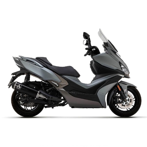 [73522ANN] Silencieux ARROW Urban Kymco XCITING 400 S 2021-2024 Coupelle Inox noir