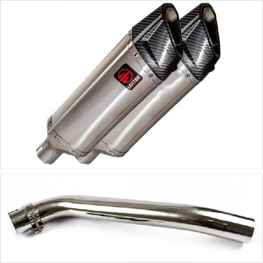 [EXLPV3303] Lextek SP 4 Silencer for VFR 800 VTEC 2002-2010