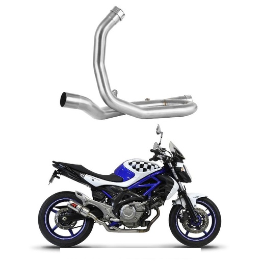 [SU100D] Half downpipe for Suzuki 650 Gladius 2009-2016