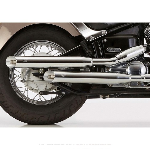 [FAL65240442] Full Exhaust System FALCON CROMO LINE SLASH-CUT Yamaha XV 750 / 1000 / 1100 VIRAGO