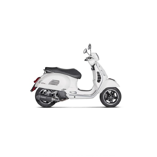 [S-VE125SO2-HZBL] Silencieux Akrapovic Slip-on (coupelle carbone) Piaggio VESPA 125 GTS SUPER / Sport / Tech 2021-2024
