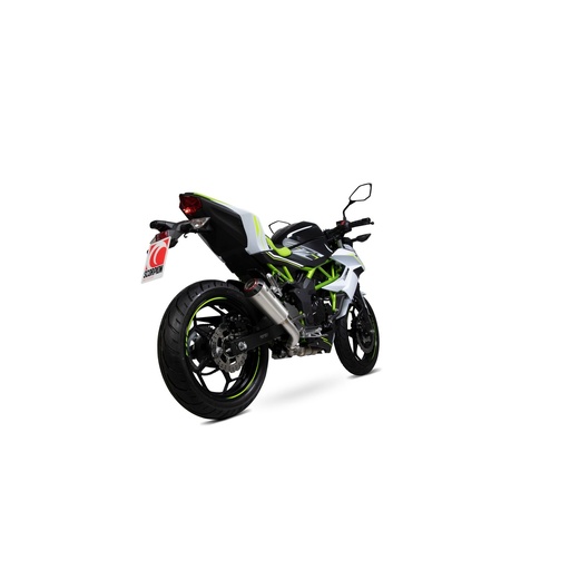 Ligne Complète Scorpion Red Power pour Kawasaki Z125 et Ninja 2019-2024