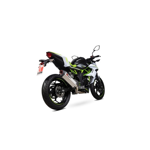 Silencieux Scorpion Serket pour Kawasaki Z125 et Ninja 2019-2024