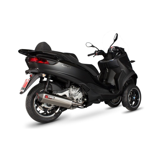 Ligne Complète Scorpion Serket pour Piaggio MP3 400 / MP3 400 LT 2007-2012, MP3 500 / MP3 500 LT 2011-2016