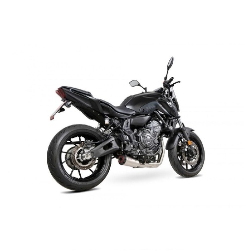 Scorpion Red Power Full Exhaust System Adapt. Yamaha MT-07 2021-2024