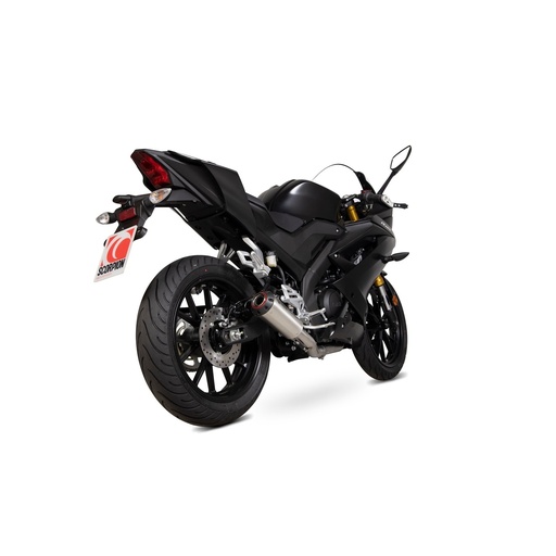 Ligne Complète Scorpion Red Power Adapt.Yamaha YZF-R125 2019 -2020