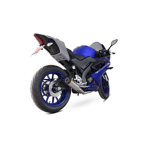 Scorpion Red Power Full Exhaust System Slip-on Yamaha YZF-R125 2021-2024