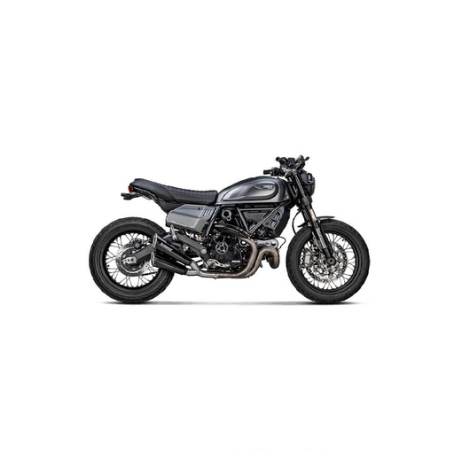 [S-D8SO6-ISSSBL] Silencieux Akrapovic Slip-On Line adapt. Ducati Scrambler tous modeles sauf Desert Sled 2021-2022