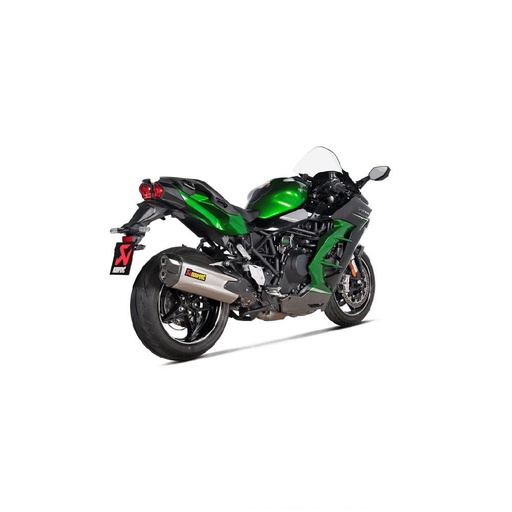 [S-K10SO30-HGIT] Silencieux Akrapovic Slip-On Line adapt. Kawasaki Ninja H2 SX 2021-?