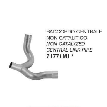 [71771MI] Manchon raccord sans catalyseur Arrow pour Ducati 950 Desert X 2022-...