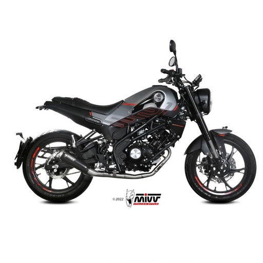 [E.007.LC4B] MIVV X-M1 Full Exhaust System Benelli Leoncino 125 2022-2024