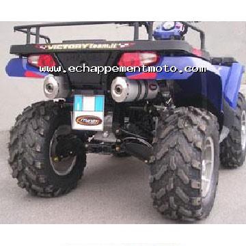[PO/61/IX] Ligne Complete Marving Quad Atv Line (small ovale) pour Polaris SPORTSMAN 800 2005-2008