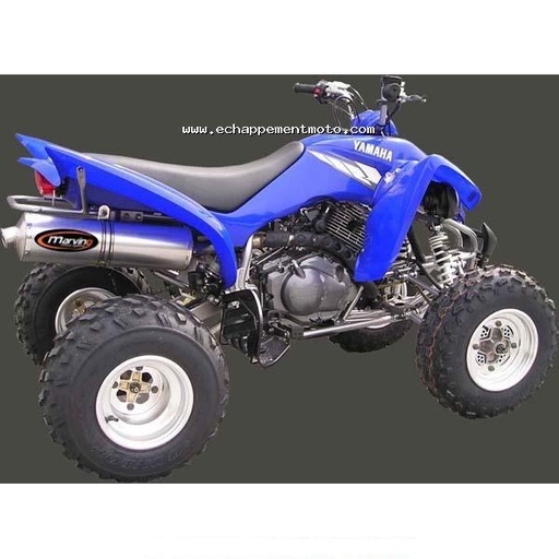 [EU/AL/Y66] Silencieux Marving Quad Atv Line (big ovale) pour Yamaha YFM 350 R 2006-2010/WARRIOR 2006-2010
