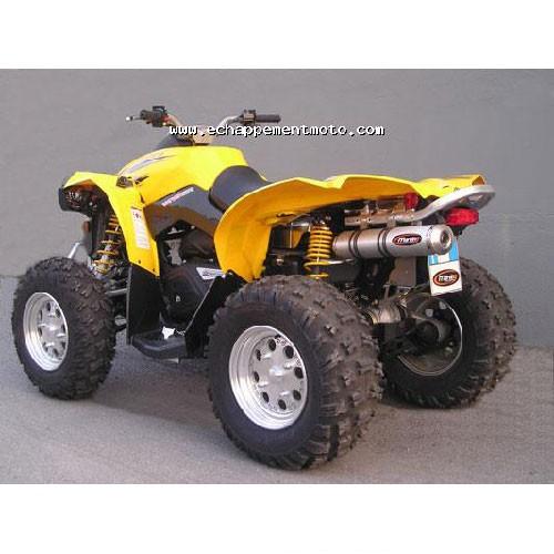 [EU/ALO/B63] Marving Quad Atv Line Silencer (small oval) for Can-Am RENEGADE 800 2009-2016