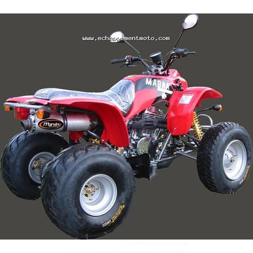 [EU/SE/BR38] Silencieux Marving Quad Atv Line rond Ø 100 mm pour Barossa 150/170 Cheetah/250 Quaterback/Cheetah 2003-2006