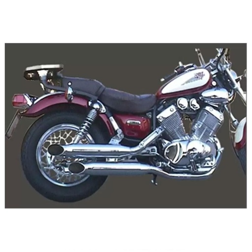 [Y/CTM/05/BC] Ligne Complète Marving Custom Silenced Turn-out pour Yamaha XV 535 VIRAGO 1988-2002