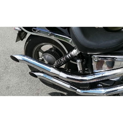 [H/CP01/BC] Marving Legend Turn-out Silencer for Honda VT 1100 Shadow 1987-1994