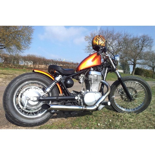 [S/CP22/BC] Silencieux Marving Legend Turn-out pour Suzuki LS 650 Savage 1986-2001