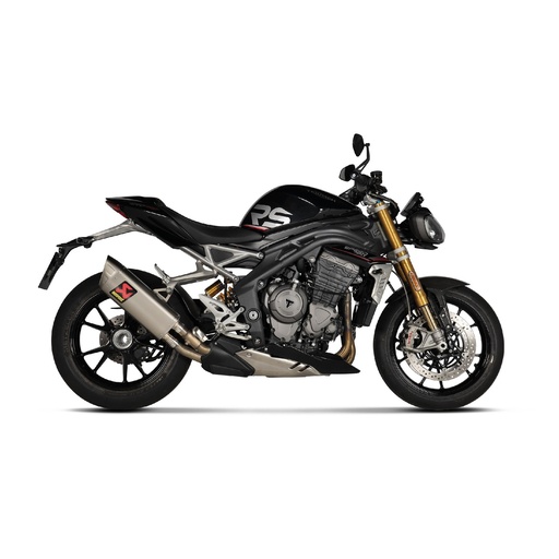 [S-T12SO5-HAPXLT] AKRAPOVIC SLIP-ON Silencer for Triumph Speed Triple 1200 RR / RS 2021-2024