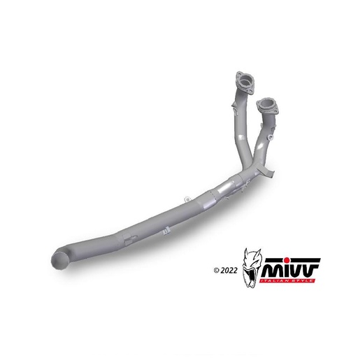 [H.079.C1] Collecteur MIVV sans catalyseur Honda CRF 1100 Africa Twin 2020-2023