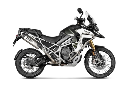 [S-T12SO6-HJA] Akrapovic Slip-on Silencer Triumph Tiger 1200 GT / Rally 2022-2024