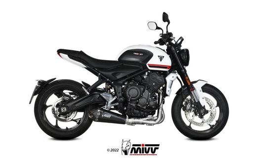 [T.022.LDRB] Ligne Complète MIVV Delta Race (coupelle carbone) Triumph Trident 660 2021- 2024
