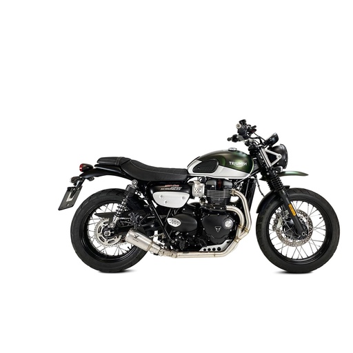 IXRACE MK2 Full Exhaust System Slip-on TRIUMPH 900 STREET SCRAMBLER 2017-2022