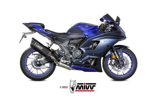 Ligne complète MIVV SR1 (coupelle carbone) Yamaha 700 R7 2022-2025