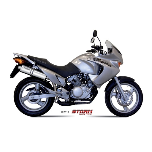 [H.044.LX1-STORM] Silencieux Storm Ovale Adapt. HONDA XL 125 V Varadero 2001-2013