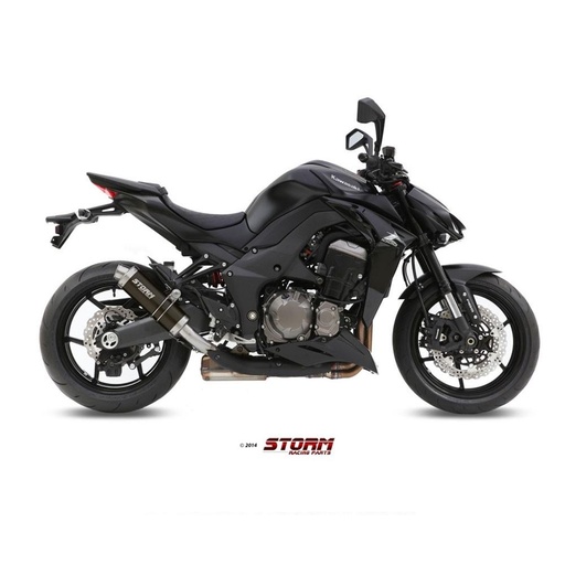 [K.039.LXSB-STORM] Silencieux Storm GP Adapt. KAWASAKI Z 1000 2014-2020