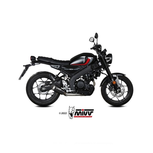 [Y.075.SM3B] MIVV MK3 Full Exhaust System YAMAHA XSR 125 2021-2024