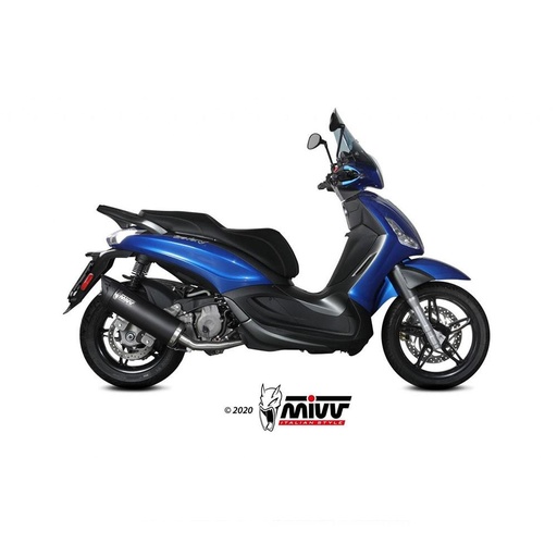 [MV.PG.0003.LV] Full Exhaust System MIVV MOVER PIAGGIO BEVERLY SPORT TOURING 350 2017-2020