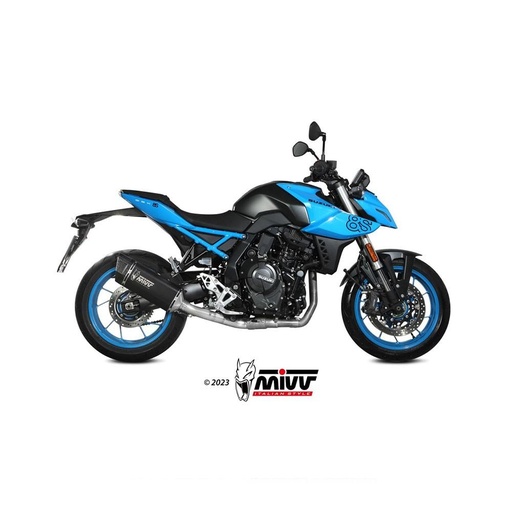 [S.063.LR1XB] Ligne Complète MIVV SR-1(coupelle carbone) SUZUKI GSX-8 S/R 2022-2024