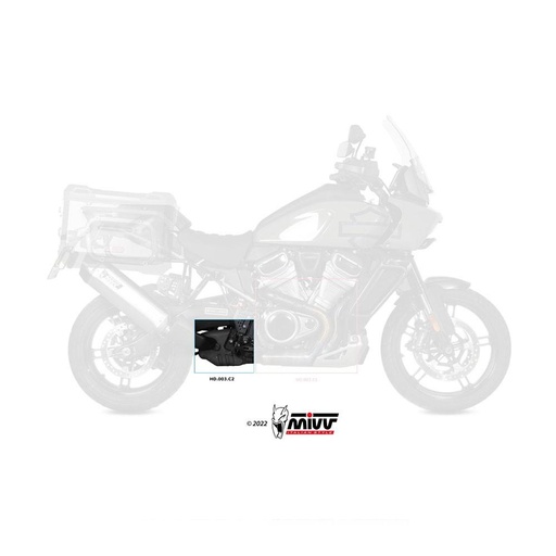 [HD.003.C2] Manchon raccord sans catalyseur MIVV HARLEY DAVIDSON 1250 PAN AMERICA / SPECIAL 2021-2024