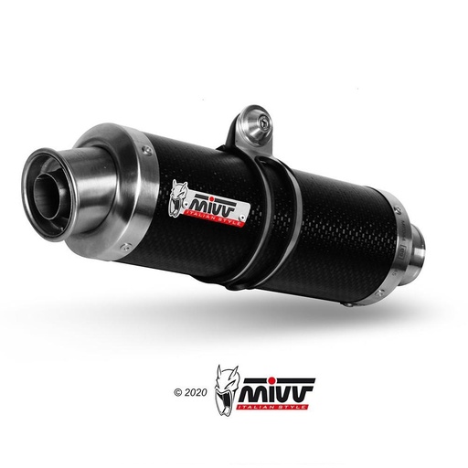 MIVV ROUND GP Silencer TRIUMPH SPEED TRIPLE 1050 2016-2017 Low Position