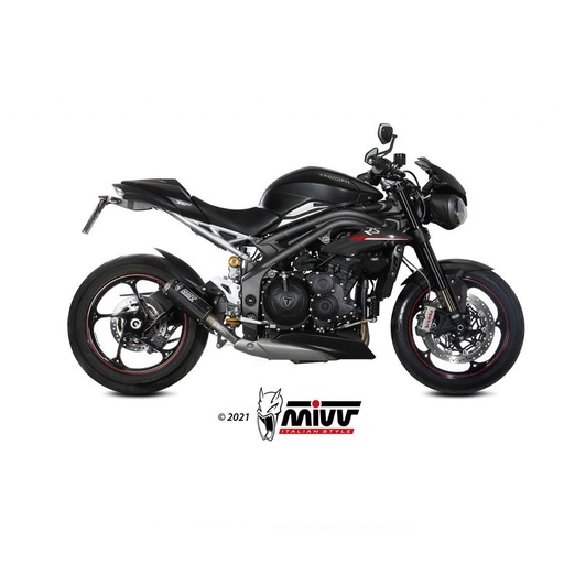 [T.021.SM3C] MIVV MK3 Silencer TRIUMPH SPEED TRIPLE 1050 2018-2020