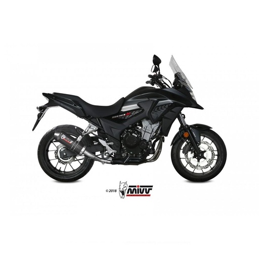 [H.067.L3C] MIVV OVAL Silencer HONDA CB 500 X 2017-2018