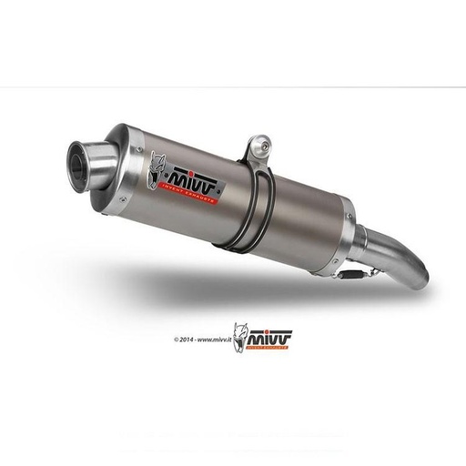 [K.006.LN] Silencieux MIVV OVAL KAWASAKI ZX7R 1996-2003