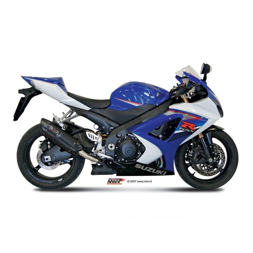[S.028.L9] Silencieux MIVV SUONO (coupelle carbone) SUZUKI GSX R 1000 2007-2008