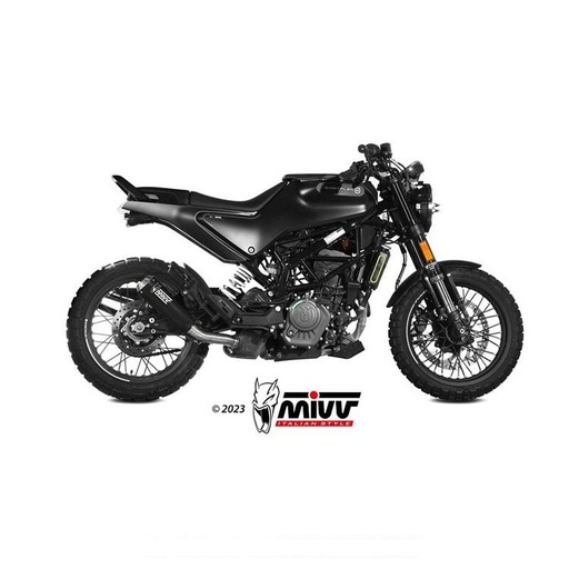 [HU.005.LC4B] MIVV X-M1 Silencer HUSQVARNA SVARTPILEN 125 2021-2023