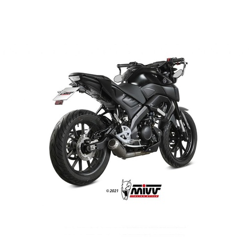 Full Exhaust System MIVV MK3 YAMAHA MT 125 2020-2024