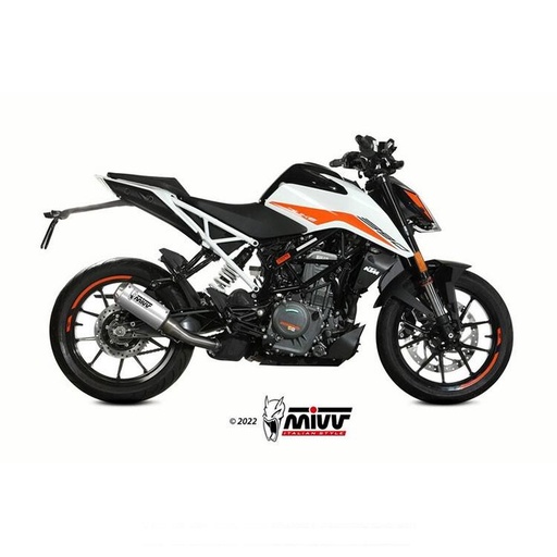 MIVV MK3 Silencer KTM 125 / 390 DUKE 2021-2023