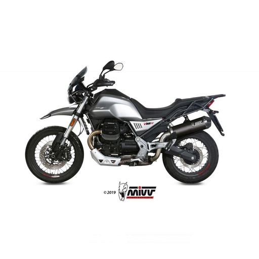 Silencieux MIVV SPORTLINE ovale MOTO GUZZI V85 TT 2019-2024