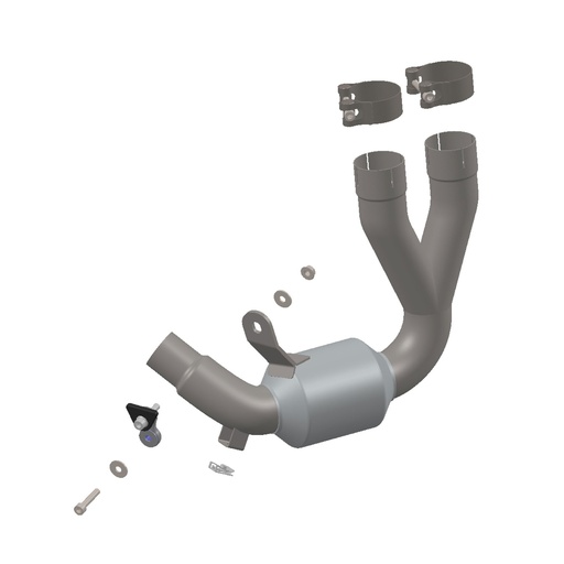 [80045] Manchon raccord sans catalyseur avec pré-chambre Ducati 800 Scrambler 2023-2024