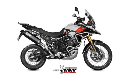 [T.028.LRB] Silencieux MIVV Speed Edge (coupelle carbone) Triumph Tiger 900 GT/RALLY/PRO 2024-...
