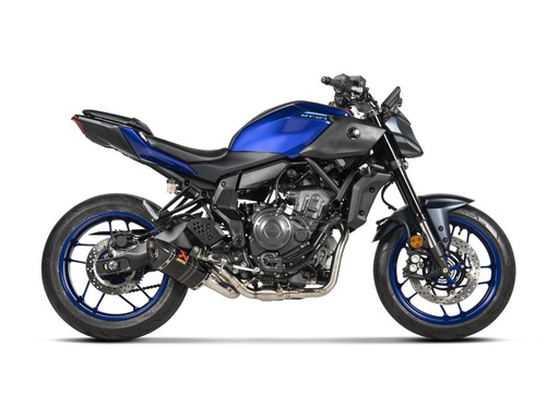 [S-Y7R2-AFC/1] Ligne Complète Akrapovic Racing Line (coupelle carbone) Yamaha MT07 2025-...