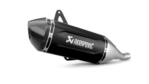 [S-VE125SO4-HWSSBL] Silencieux Akrapovic Slip-on PIAGGIO Vespa GTS 125 / Super / SuperSport / SuperTech 2025 et +